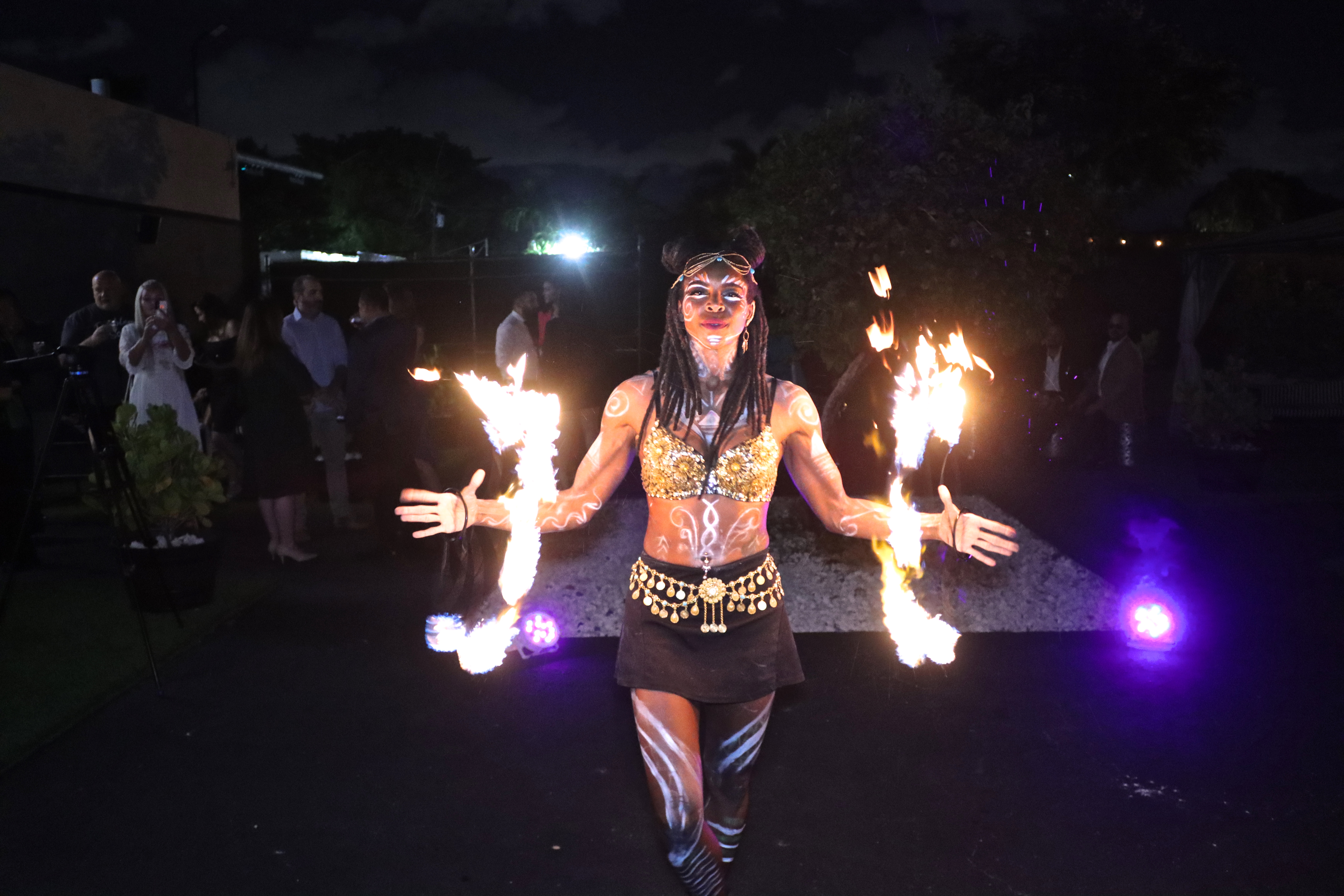 Fire performance live event